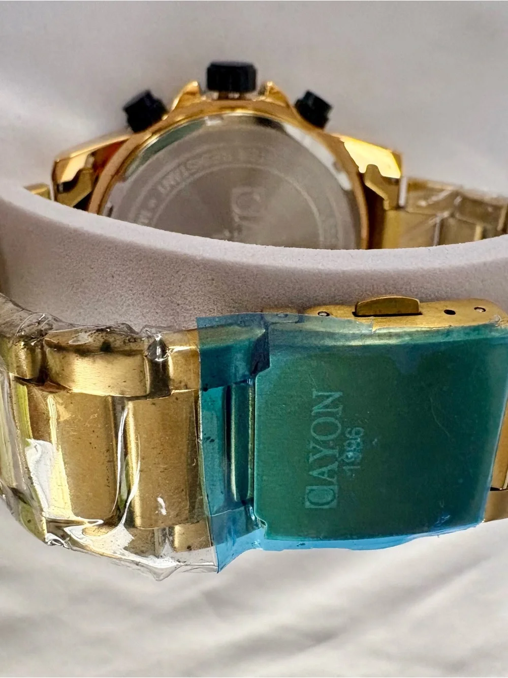 CAYON 1996 Gold-Tone Men's Watch